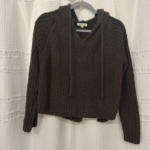 Army green sweater pullover